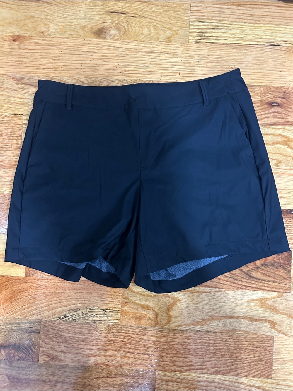 SPANX Black Mid-Rise Athletic Shorts
